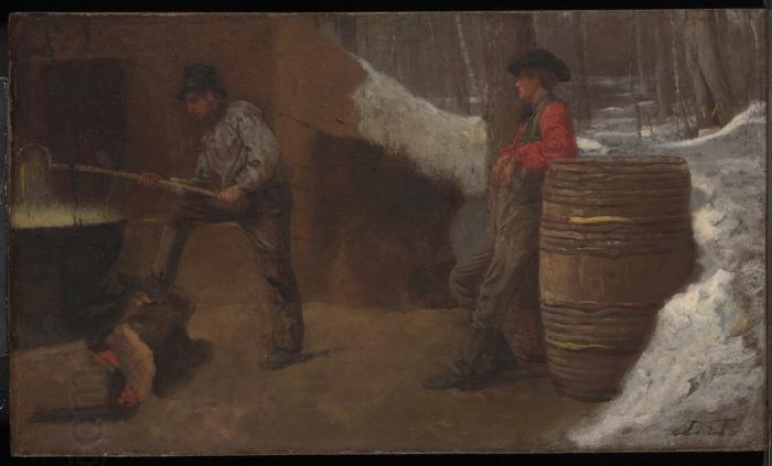 Eastman Johnson The Sugar Camp China oil painting art
